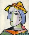 Marie Therese Walter au chapeau 1936 Kubismus Pablo Picasso
